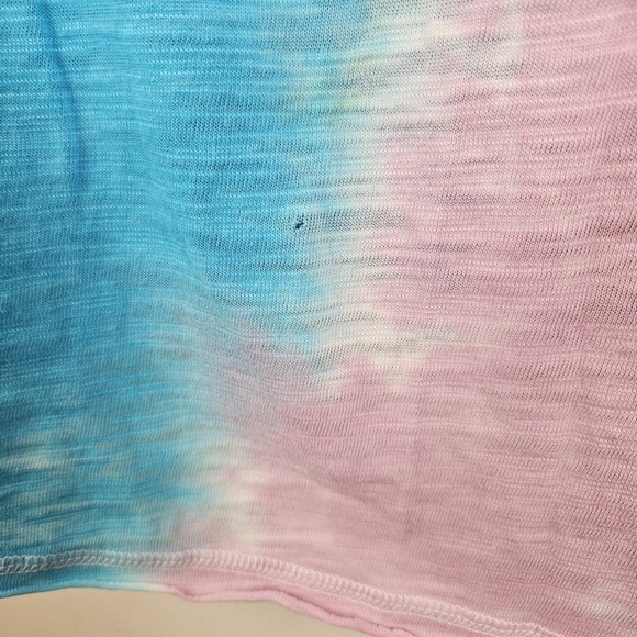 Chaser Plus Tie-Dye Waffle Top Size 1X - Picture 9 of 9